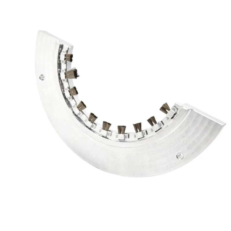 Arc-shaped shaft grounding ring for industrial VFD motor shaft review